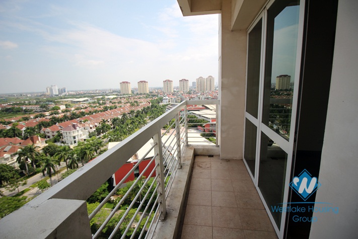 Fully furnished apartment with beautiful wooden floor is available for rent in Ciputra